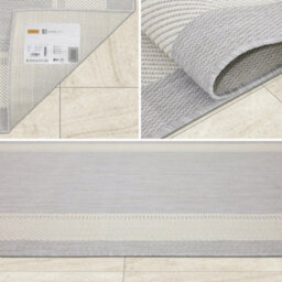 Homeart Outdoor Rugs Easy Cleaning Area Rugs For Balcony,garden,picnic,uv Weather Resistant Grey Cream, 140 X 200 Cm - thumbnail 5