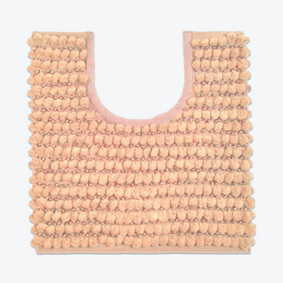 Allure Bath Fashions Sparkle Bobble Non-Slip Pedestal Mat - Blush Pink - image 1