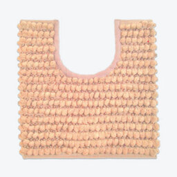 Allure Bath Fashions Sparkle Bobble Non-Slip Pedestal Mat - Blush Pink - thumbnail 1