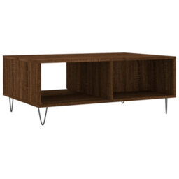 Berkfield Sturdy Coffee Table Brown Oak 90X60X35 Cm Engineered Wood - thumbnail 8