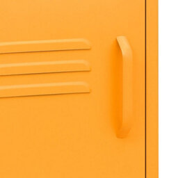 Berkfield Nightstands 2 Pcs Mustard Yellow 35X35X51 Cm Steel - thumbnail 8