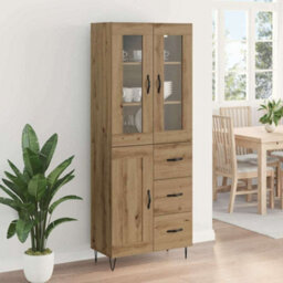 Walplus Highboard Artisan Oak 69.5 X 34 X 180 Cm Engineered Wood - thumbnail 4