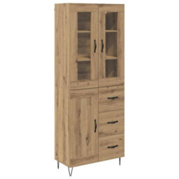 Walplus Highboard Artisan Oak 69.5 X 34 X 180 Cm Engineered Wood - thumbnail 2