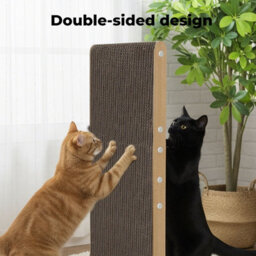 Skylos L Shaped 68Cm Cat Scratching Board With Ball Toy Wall Furniture - thumbnail 5