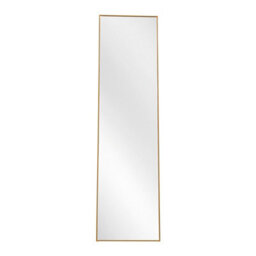 Darphe 40X150Cm Gold Aluminum Slim Frame Full Length Floor Mirror - thumbnail 4