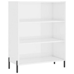 Berkfield Shelf Cabinet White 69.5X32.5X90 Cm Engineered Wood - thumbnail 2