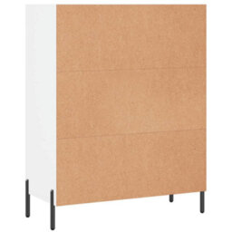 Berkfield Shelf Cabinet White 69.5X32.5X90 Cm Engineered Wood - thumbnail 6