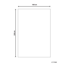 Beliani Rug Erzurum Light Beige 160 X 230 Cm - thumbnail 3