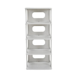 4 Tier Shoe Storage Rack Anti-Slip Organizers Cabinet Footwear Slim Narrow Shelf - thumbnail 1