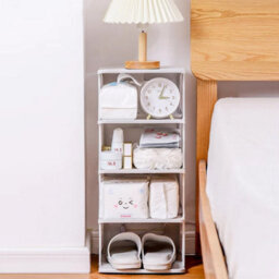 4 Tier Shoe Storage Rack Anti-Slip Organizers Cabinet Footwear Slim Narrow Shelf - thumbnail 5
