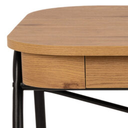 Furniture To Go Blueton Office Desk With 2 Drawers In Black And Oak - thumbnail 8