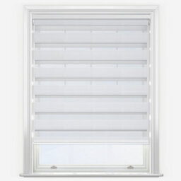 Soft White Dimout Day & Night Roller Blind (240Cm Drop) - 130Cm