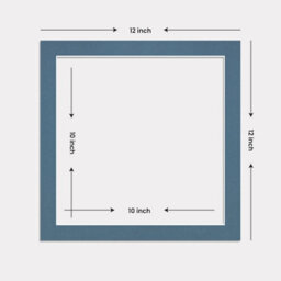 Ak Frames 12X12 Pompadour Picture Mounts To Fit 10X10 Aperture Size - Mount Board Only (No Frame Included) - thumbnail 3