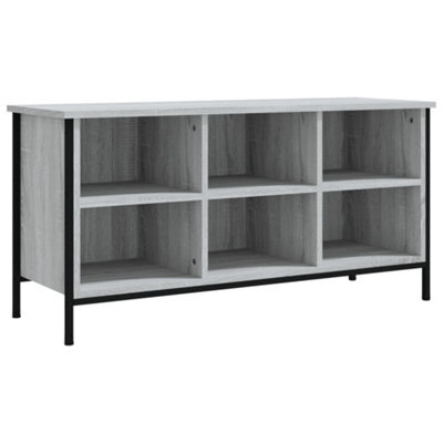 Berkfield Industrial Shoe Cabinet Grey Sonoma 100X35X50 Cm Engineered Wood - image 1