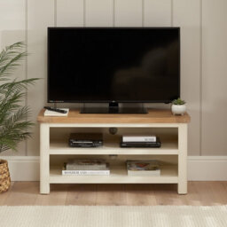 The Furniture Market Marbury Cream Painted Small Tv Unit Stand Up To 50 Tv Size - thumbnail 2