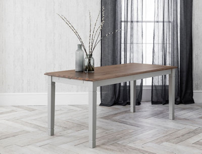 Nöa & Nani Noa & Nani Hallway Bench Kitchen Dining Entryway In White And Dark Pine Canterbury 117Cm - image 1