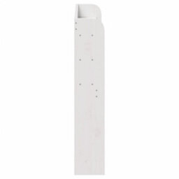 Walplus Headboard With Shelves White 75 Cm Solid Wood Pine - thumbnail 4