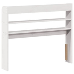 Walplus Headboard With Shelves White 75 Cm Solid Wood Pine - thumbnail 5