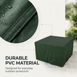 Green Waterproof Garden Furniture Cover L163 X W160 X H89Cm - thumbnail 5