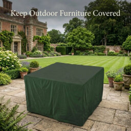 Green Waterproof Garden Furniture Cover L163 X W160 X H89Cm - thumbnail 4