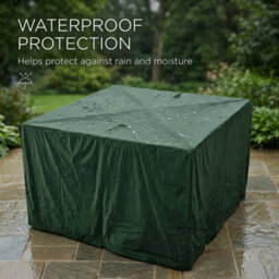 Green Waterproof Garden Furniture Cover L163 X W160 X H89Cm - thumbnail 6