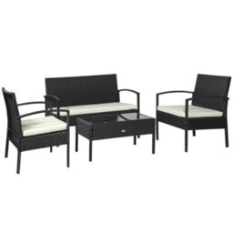 Chilli Seating Casa 4 Piece Rattan Garden Furniture Set - thumbnail 2