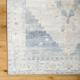 Livabliss Becki Owens Luca-Vintage Blue Brown Green Traditional Vintage Boho Living Dining Bedroom Rug 120 X 170 Cm Easy Care, Non Shedding - thumbnail 7