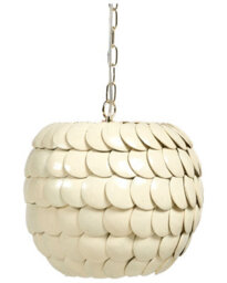 Wyld And Coco Naturenest Coconut Shell Pendant Lamp Beige Natural Boho, W26 X D26 X H102Cm - thumbnail 3