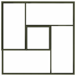 Berkfield Garden Planter Olive Green 100 X 100 X 50 Cm Steel - thumbnail 8
