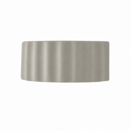Valuelights Pablo Moss Green Curved Ribbed Ceramic Flush Wall Sconce Light - thumbnail 5