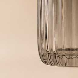Cosmic Toothbrush Holder, Tumbler, Resistant Glass, 8Cm Diameter, Free-Standing, Ambar Rose, Lido Collection - thumbnail 7