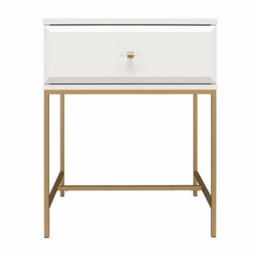 Dorel Effie 1 Drawer Nightstand In White - thumbnail 4