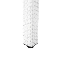 Beliani Garden Dining Table Italy 220 Cm 100 Cm Glass White - thumbnail 8