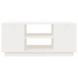 Walplus Coffee Table White 90X49X40.5 Cm Solid Wood Pine - thumbnail 5