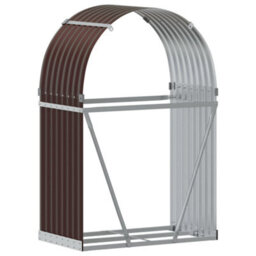 Walplus Log Holder Brown 80X45X120 Cm Galvanised Steel - thumbnail 6