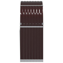 Walplus Log Holder Brown 80X45X120 Cm Galvanised Steel - thumbnail 5