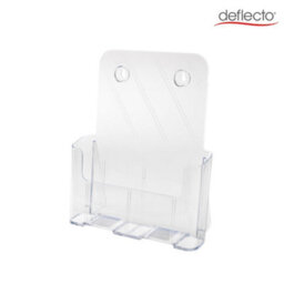 Deflecto Yearntree Deflecto A4 Portrait High Back Single Compartment Literature Holder, Magazine File Holder, Leaflet Holder, Leaflet Display Stand, - thumbnail 5