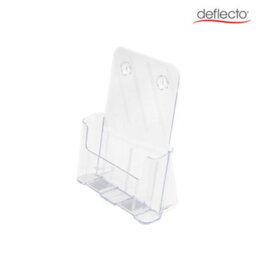 Deflecto Yearntree Deflecto A4 Portrait High Back Single Compartment Literature Holder, Magazine File Holder, Leaflet Holder, Leaflet Display Stand, - thumbnail 7