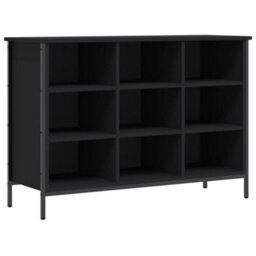 Walplus Shoe Cabinet Black 100X35X70 Cm Engineered Wood - thumbnail 2