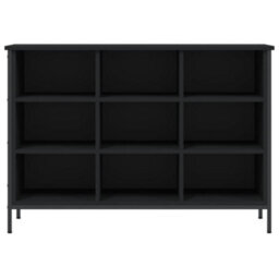 Walplus Shoe Cabinet Black 100X35X70 Cm Engineered Wood - thumbnail 4