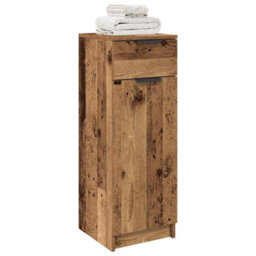 Walplus Bathroom Cabinet Old Wood 32 X 34 X 90 Cm Engineered Wood - thumbnail 3