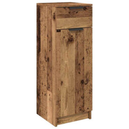Walplus Bathroom Cabinet Old Wood 32 X 34 X 90 Cm Engineered Wood - thumbnail 2