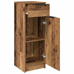 Walplus Bathroom Cabinet Old Wood 32 X 34 X 90 Cm Engineered Wood - thumbnail 5