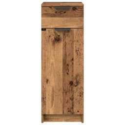 Walplus Bathroom Cabinet Old Wood 32 X 34 X 90 Cm Engineered Wood - thumbnail 6
