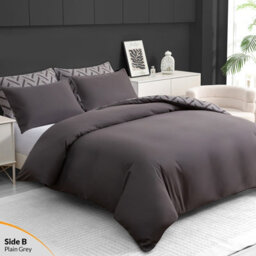 Pamposh King Size Duvet Cover Sets - Premium Brushed Microfiber Reversible - Hypoallergenic King Duvet Cover With Zipper Closure - thumbnail 2