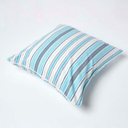 Homescapes Cotton New England Stripe Cushion Cover, 60 X 60 Cm - thumbnail 4