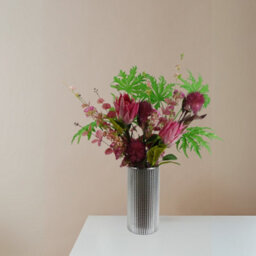 Pegdev - Pdl - Pack Of 6 X 70Cm Artificial Globe Thistle Flower Stems Purple Realistic Faux Floral Décor - thumbnail 3