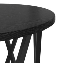Berkfield Nesting Side Tables 3 Pcs Black Oak Engineered Wood - thumbnail 9