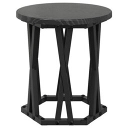 Berkfield Nesting Side Tables 3 Pcs Black Oak Engineered Wood - thumbnail 8