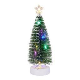 Living And Home 3-Piece Christmas Four-Color Light Glowing Christmas Tree Home Decoration - thumbnail 2